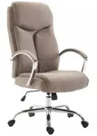CLP Chefsessel, Taupe, Metall, 65x115x73 cm, Arbeitszimmer, B&uuml;rost&uuml;hle, Chefsessel