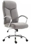 CLP Chefsessel, Grau, Metall, 65x115x73 cm, Arbeitszimmer, B&uuml;rost&uuml;hle, Chefsessel