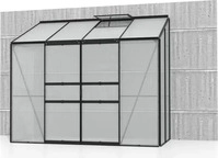 XXXLutz ANLEHN-GEW&Auml;CHSHAUSBAUSATZ Schwarz 255.0x222.0x131.5 cm
