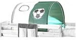 Livetastic Tunnelset Ticaa 855947 Tunnelset, Wei&szlig;, Dunkelgr&uuml;n, Metall, Textil,