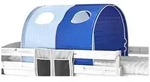 Mid.you Tunnelset Ticaa 809469 Tunnelset, Hellblau, Dunkelblau, Metall, Textil, Uni,