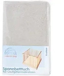 Julius Z&ouml;llner Kinderspannbetttuch, Taupe, Textil, 68-90x95-95 cm, b&uuml;gelfrei,