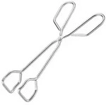 K&uuml;chenzange, Silber, Metall, Kochen, K&uuml;chenhelfer, K&uuml;chenzange