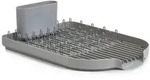 Zeller Present Geschirrabtropfkorb, Grau, Metall, Kunststoff, 32x12.5x45 cm,