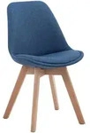 CLP Stuhl, Blau, Holz, 48x84x55 cm, Esszimmer, St&uuml;hle, Esszimmerst&uuml;hle,