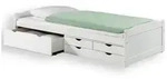 Idimex Funktionsbett, Wei&szlig;, Holz, Kiefer, Vintage, 99x49x205 cm, FSC Mix, Kinder- &