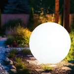 Globo AU&szlig;ENSTEHLEUCHTE Toula, Wei&szlig;, Kunststoff, 56 cm, CE, Lampen & Leuchten,