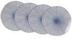 Ritzenhoff Breker Dessertteller, Wei&szlig;, Blau, Keramik, Rund, Essen & Trinken,