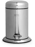 Moeve Treteimer Push, Silber, Metall, 29.5 cm, K&uuml;chen, K&uuml;chenausstattung,
