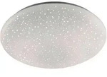 Led-Deckenleuchte Skyler, Wei&szlig;, Kunststoff, rund,rund, F, 39x12x39 cm, Farbwechsler,