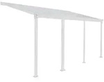 Home Deluxe Terrassen&uuml;berdachung, Wei&szlig;, Kunststoff, 618x278x303 cm, Sonnen- &