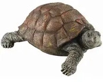 Boltze Home Dekoschildkr&ouml;te, Braun, Kunststoff, Schildkr&ouml;te, 25x14x34 cm,