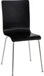 CLP Besucherstuhl, Schwarz, Metall, 43x87x47 cm, Arbeitszimmer, Besucherst&uuml;hle