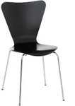 CLP Besucherstuhl, Schwarz, Metall, 45x85x49 cm, Arbeitszimmer, Besucherst&uuml;hle