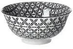 Ritzenhoff Breker M&uuml;slischale Takeo, Schwarz, Wei&szlig;, Keramik, Ornament, konisch,
