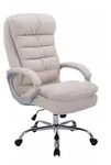 CLP Chefsessel, Creme, Metall, 68x116x77 cm, Arbeitszimmer, B&uuml;rost&uuml;hle, Chefsessel