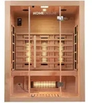 Home Deluxe Infrarotkabine, Braun, Holz, 150x190x120 cm, Freizeit, Wellness,