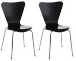 CLP Besucherstuhl, Schwarz, Metall, 45x85x49 cm, Arbeitszimmer, Besucherst&uuml;hle