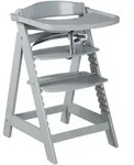 Roba Kinderhochstuhl, Taupe, Holzwerkstoff, 1-Sitzer, 50x80x54 cm, Babym&ouml;bel,