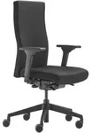 Dauphin DREHSTUHL Schwarz 72x98 - 109x72 cm