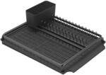 Brabantia Geschirrabtropfkorb Sink Side, Dunkelgrau, Metall, 38.6x14.2x49.2 cm,