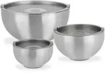 GSW Thermosch&uuml;ssel Hei&szlig; und Kalt 3-tlg., Edelstahl, Metall, 1,3 L, ISO 9001,