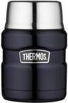 Thermos Isolierspeisegef&auml;ss, Blau, Metall, 0,470 L, h&auml;lt warm, kalt, bruchsicher,
