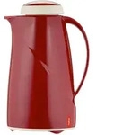 Isolierkanne, Rot, Kunststoff, Glas, 13.6x25.1x17.5 cm, Kaffee & Tee, Kannen,