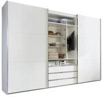 P & B Schwebet&uuml;renschrank Wimex Magic, Wei&szlig;, Holzwerkstoff, 2 F&auml;cher, 3