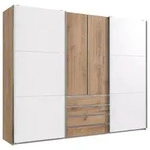 P & B Schwebet&uuml;renschrank Wimex Magic, Wei&szlig;, Eiche, Holzwerkstoff, 7 F&auml;cher, 4