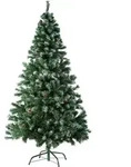 tectake Weihnachtsbaum, Gr&uuml;n, Kunststoff, Dreieckig, 180 cm, CE, Dekoration,