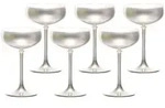 St&ouml;lzle Lausitz Sektschalen, Silber, Glas, Essen & Trinken, Gl&auml;ser, Champagner- &