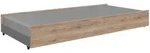 Boxxx Bettkasten, Wei&szlig;, Eiche San Remo, Holzwerkstoff, 94x27x199 cm, Made in