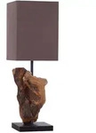 riess-ambiente Tischleuchte, Braun, Holz, Textil, Baum/Pflanze/Natur, Rechteckig,