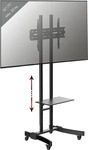 MID.YOU TV-RACK Schwarz 76x174x66 cm