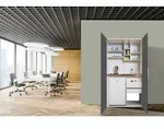Respekta Schrankk&uuml;che Schrankk&uuml;che, Grau, Wei&szlig;, Holzwerkstoff, 1 Schublade(n),1
