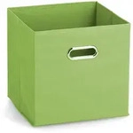 Zeller Present Aufbewahrungsbox, Gr&uuml;n, Textil, 28x28x28 cm, Ordnen & Aufbewahren,