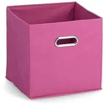 Zeller Present Aufbewahrungsbox, Pink, Textil, 28x28x28 cm, Ordnen & Aufbewahren,