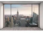 Komar Fototapete Penthouse, Mehrfarbig, Papier, Skyline, 368x254 cm, Fsc, Made in