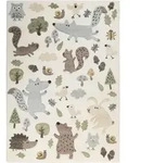Sigikid Kinderteppich Sigikid Forest, Mehrfarbig, Textil, Tier, rechteckig, 160x225