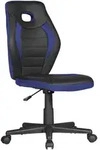 Mid.you Jugenddrehstuhl Skyport Luan, Blau, Schwarz, Textil, Sternfu&szlig;, 63x91x63 cm,