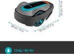 Gardena M&auml;hroboter, Grau, T&uuml;rkis, Schwarz, Kunststoff, Rechteckig, 60 W,...