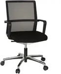 Mid.you Drehstuhl, Schwarz, Kunststoff, Drehkreuz, 57x105x55 cm, Sitzfl&auml;che 360&deg;