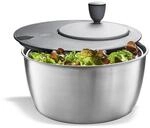 Gefu Salatschleuder Rotare, Grau, Schwarz, Metall, 3 L, 17.9 cm, Kochen,