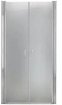 Home Deluxe Pendelt&uuml;r, Silber, Metall, Glas, 140x195 cm, Badezimmer, Baden &