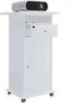 Mid.you Stehpult, Wei&szlig;, Holzwerkstoff, 108,3 cm Schubladen, 50x108.3x60 cm,
