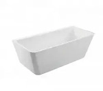 Sanotechnik Badewanne, Wei&szlig;, Kunststoff, 170x59x75 cm, verst&auml;rkte...