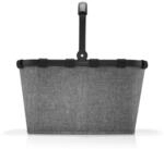 Reisenthel Einkaufskorb Carrybag frame twist silver, Grau, Metall, Textil, 22 L,