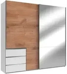 Mid.you Schwebet&uuml;renschrank Wimex Level 36 A, Wei&szlig;, Eiche, Holzwerkstoff, 5