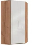 Mid.you Eckschrank Wimex Level 36C, Wei&szlig;, Eiche, Holzwerkstoff, 9 F&auml;cher,